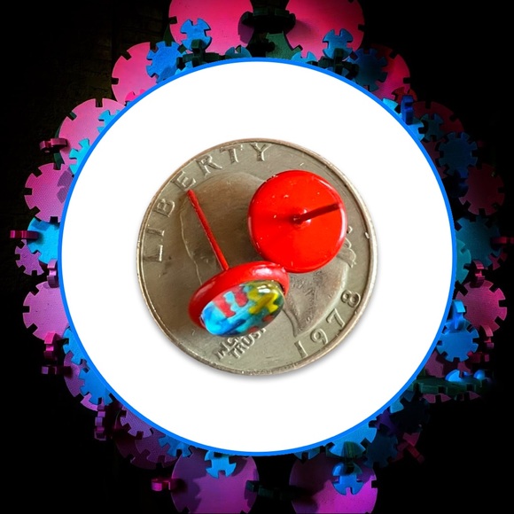 Autism Awareness Stud Earrings - Picture 3 of 5